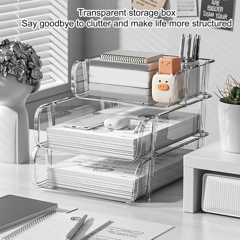Binder Storage Box - Настольный органайзер для офиса, ящик для