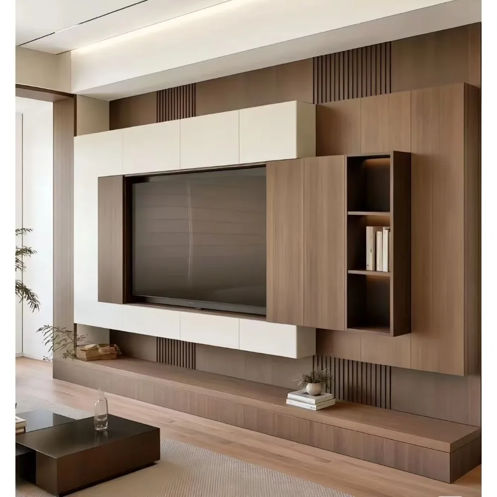 Office Furniture Custom - Современная деревянная тумба под телевизор с
