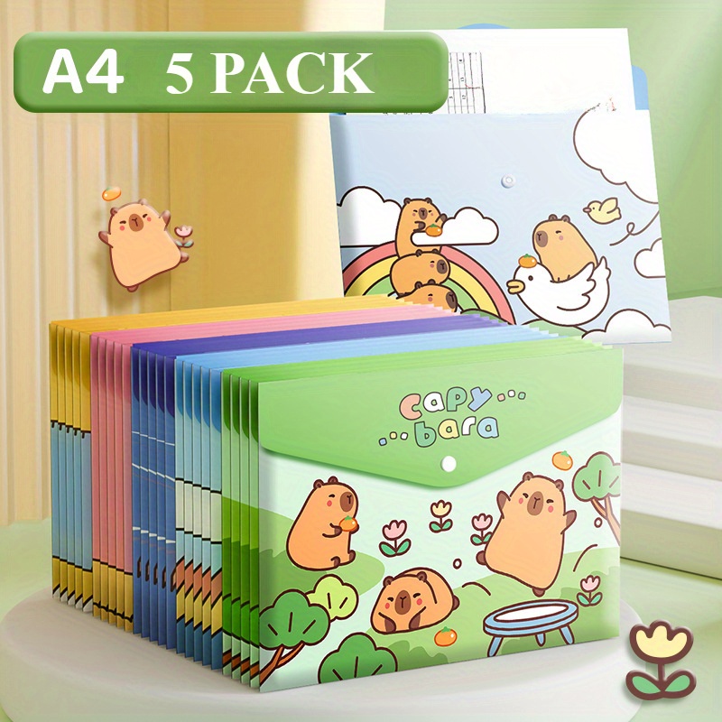 Binder Storage Box - 5 шт. папок для документов формата