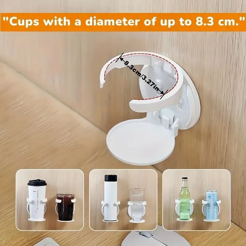 Wall Mounted Desk Fold - Складной держатель для стаканов на офисный