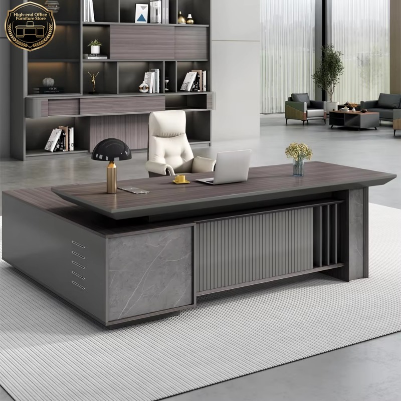 Office Furniture Custom - Индивидуальный оптовый современный L-образный офисный стол