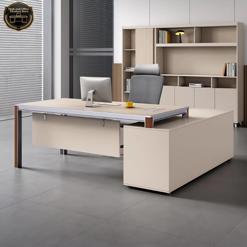 Office Furniture Custom - Итальянский офисный стол L-образной формы на