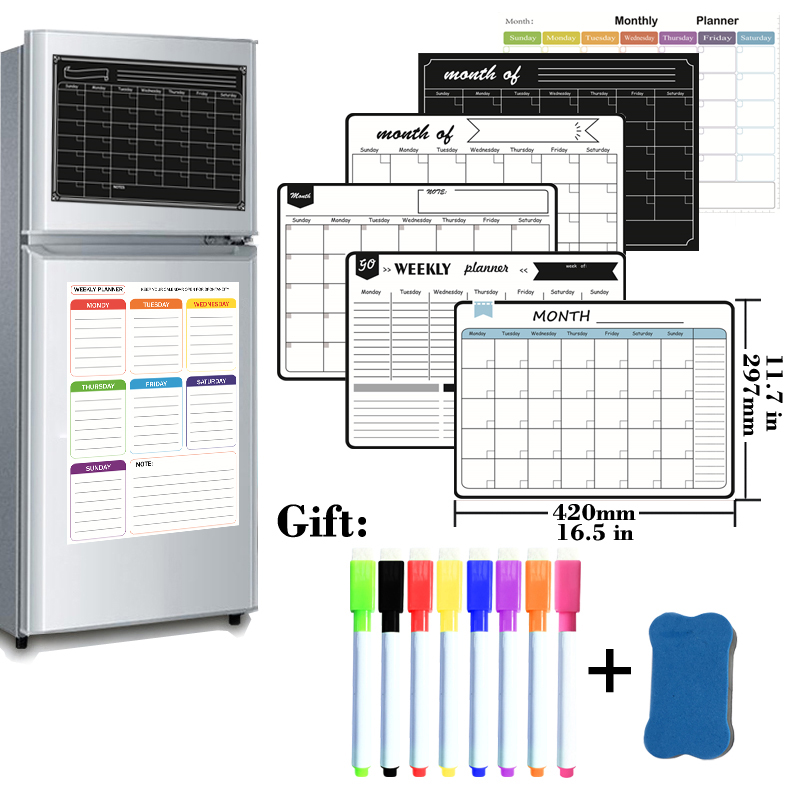Магнитный ежемесячный еженедел – обзор и цена Dry Erase Weekly