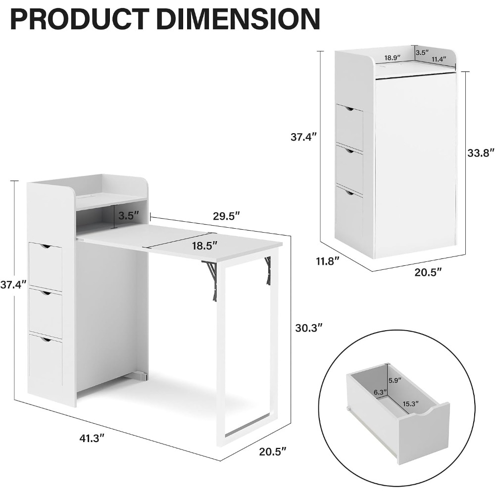 Настенный складной стол, компа – обзор и цена Wall Mounted Desk Fold