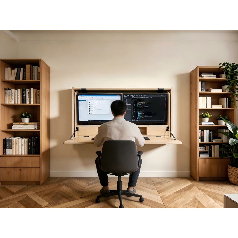 Компактная домашняя рабочая ст – обзор и цена Wall Mounted Desk Fold