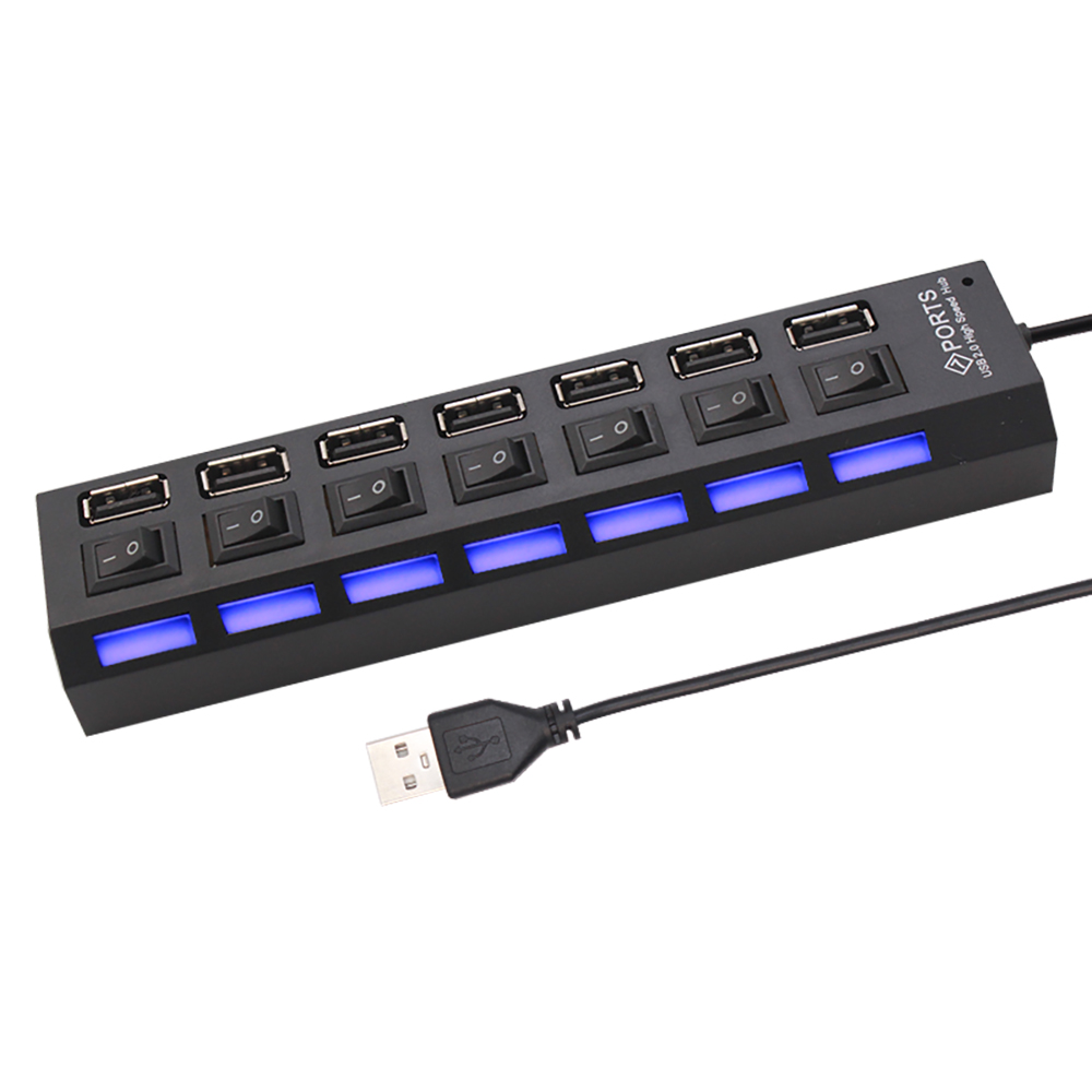 7-портовый USB 2.0-хаб-разветв – обзор и цена Office Supply Cart