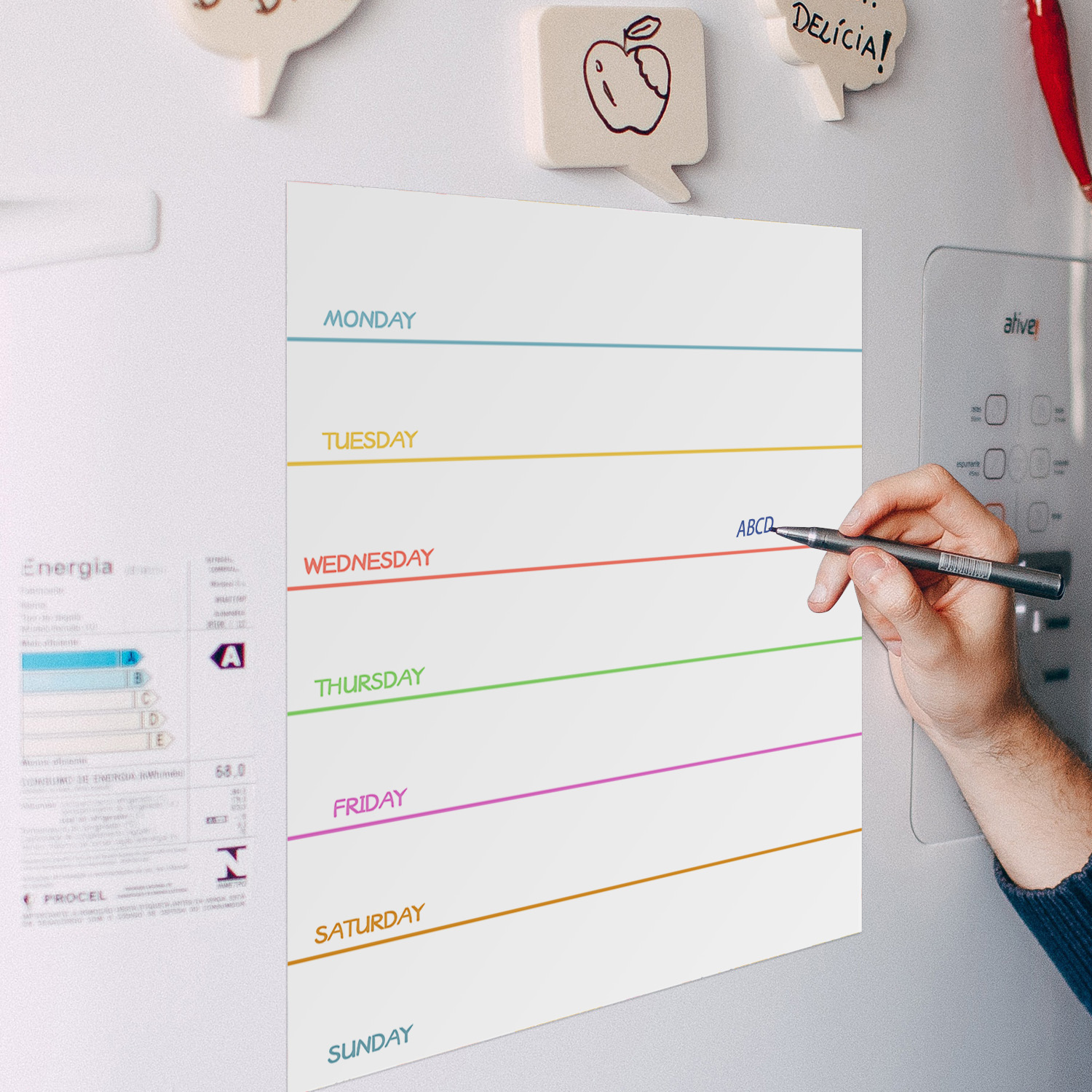 Магнитный еженедельный планиро – обзор и цена Dry Erase Weekly